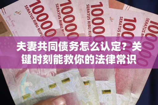 北京夫妻共同债务怎么认定？关键时刻能救你的法律常识